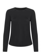 Essential Long Sleeve Sport Women Sport Clothing Sports Tops & T-shirts Sport Long Sleeve Tops Black Casall