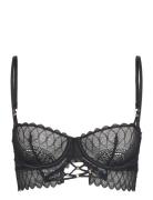 Intense Balconnet Bustier Bra Lingerie Bras & Tops Balc Tte Bras Black Etam