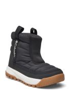 Youth Snowtrot Mid Sport Winter Boots Winterboots Pull On Black Columbia Sportswear