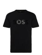 Tee Mirror 2 Sport Men Men Sports Clothes Sport Tops Sport T-Skjorte Black BOSS