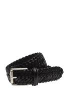 Classic Woven Leather Belt Accessories Belts Braided Belt Black Anderson's