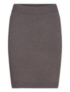 Srdalton Skirt Knit Skirts Knee-length & Midi Skirts Grey Soft Rebels