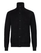 Cfkarl Knit Cardigan Tops Knitwear Cardigans Black Casual Friday