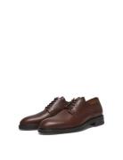 Slhblake Leather Derby Shoe Noos Shoes Business Derby Shoes Brown Selected Homme