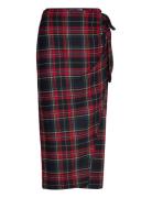 Plaid Twill Wrap Skirt Skirts Knee-length & Midi Skirts Red Polo Ralph Lauren