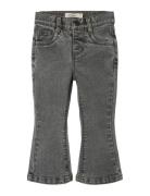 Nmfsalli Hw Slim Boot Jeans 3292-Ms Lil Bottoms Jeans Bootcut Jeans Grey Lil'Atelier