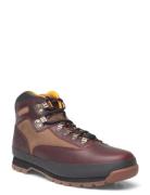 Euro Hiker Mid Lace Up Boot Burgundy Full Grain Shoes Boots Winter Boots Brown Timberland