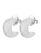 Stardust Medium Hoops Designers Jewellery Earrings Hoops Silver Drakenberg Sjölin