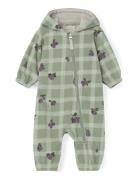 Royal Cress Fleece Sie Outerwear Fleece Outerwear Fleece Coveralls Green Garbo&Friends