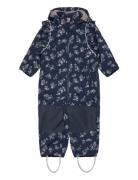 Nmfalfa08 Softshell Suit Frill Aop Fo Outerwear Coveralls Softshell Coveralls Navy Name It