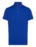 Kv Regular Fit Polo Sport Men Sport Clothing Sport Tops Sport Polos Sport Short-sleeved Polos Blue J. Lindeberg