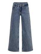 Mr Wide Leg Relaxed Sp Bl Denim Bottoms Jeans Bootcut Jeans Blue Calvin Klein