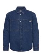 Regular Linear Denim Shirt Tops Shirts Denim Shirts Blue Calvin Klein Jeans