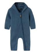 Nbnmeeko Fleece Suit Outerwear Fleece Outerwear Fleece Coveralls Blue Name It