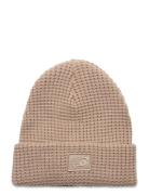 Waffle Knit Cuffed Beanie Sport Sport Accessories Sport Beanies Brown New Balance