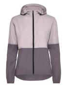 Kinthar W Jacket W/Hood Sport Women Sport Clothing Sport Outerwear Sport Jackets Sport Training Jackets Purple Endurance