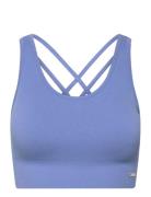 Aideny W Seamless Rib Bra Sport Women Sport Clothing Sport Bras - All Blue Athlecia