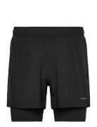 Kros M 2-In-1 Shorts Sport Men Sport Clothing Sport Shorts Sport Training Shorts Black Endurance