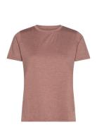 Wange W Melange S/S Tee Sport Women Sport Clothing Sports Tops & T-shirts Sport T-Skjorte Pink Endurance