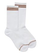 Crew Sock, Striped Sport Women Sport Clothing Sport Socks White Girlfriend Collective