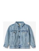 Denim Jacket Vive Outerwear Jackets & Coats Denim & Corduroy Blue Wheat