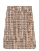 Cwnancy - Skirt Skirts Short Skirts Brown Claire Woman