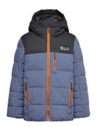 Jr. Ski Jacket - Quilt Outerwear Snow-ski Clothing Snow-ski Jacket Blue Color Kids