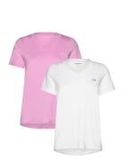 2 Pack Relaxed Tee Sport Women Sport Clothing Sports Tops & T-shirts Sport T-Skjorte Multi/patterned Calvin Klein Golf