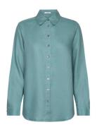 Cwrasmina - Shirt Tops Shirts Linen Shirts Green Claire Woman