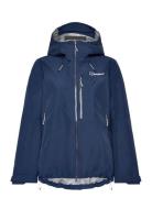 Bg W Ridge-Seeker Gtx Jkt Sport Women Sport Clothing Sport Outerwear Sport Jackets Sport Outdoor Jackets Navy Berghaus