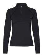 Half Zip Pullover Sport Sport Clothing Sport Fleeces & Midlayers Black Drop Of Mindfulness