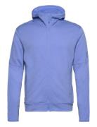 M Mer 360 Realfleece Elem Ls Z Hood Sport Men Sport Clothing Sport Sweatshirts & Hoodies Sport Hoodies Blue Icebreaker