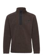 Rimstigen Half Zip M Sport Sport Clothing Sport Fleeces & Midlayers Brown Five Seasons