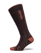 W Mer Ski+ Medium Otc Mountain Contour Sport Women Sport Clothing Sport Socks Brown Icebreaker