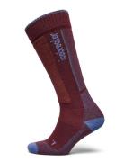 W Mer Ski+ Light Otc Sport Women Sport Clothing Sport Socks Burgundy Icebreaker