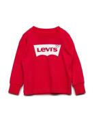 Levi's® Long Sleeve Batwing Tee Tops T-shirts Long-sleeved T-Skjorte Red Levi's