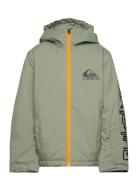 Morton Youth Jk Outerwear Snow-ski Clothing Snow-ski Jacket Khaki Green Quiksilver