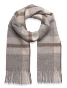 Bs Merlin Scarf Accessories Scarves Winter Scarves Beige Bruun & Stengade