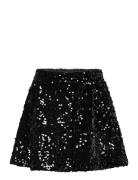 Kogconfidence Sequins Skirt Jrs Dresses & Skirts Skirts Short Skirts Black Kids Only