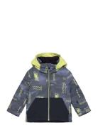 Little Mission Kids Jk Outerwear Snow-ski Clothing Snow-ski Jacket Grey Quiksilver