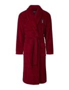 Lesley Fleece Robe Home Textiles Bathroom Textiles Robes Red Lexington Home