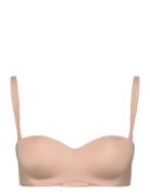 Smooth Pb Push Lingerie Bras & Tops Push Up Bras Beige Hunkemöller