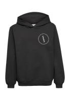 Fiasy Hoodie Tops Sweatshirts & Hoodies Hoodies Black Sofie Schnoor Young