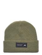 Ess Beanie Cuff Sport Sport Accessories Sport Beanies Khaki Green Adidas Performance