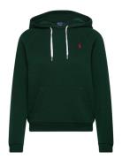 Shrunken Fit Fleece Hoodie Tops Sweatshirts & Hoodies Hoodies Green Polo Ralph Lauren