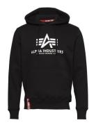 Basic Hoodie Designers Sweatshirts & Hoodies Hoodies Black Alpha Industries