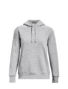 Ua Rival Fleece Hoodie Sport Women Sport Clothing Sport Sweatshirts & Hoodies Sport Hoodies Grey Under Armour