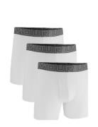 Ua Performance Cotton - Solid 6 In 3Pk Boxershorts White Under Armour