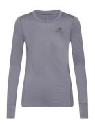 Odlo Bl Top Crew Neck L/S Merino 200 Sport Base Layer Tops Grey Odlo