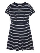 Mini Corp Dress Ss Dresses & Skirts Dresses Casual Dresses Short-sleeved Casual Dresses Navy Tommy Hilfiger